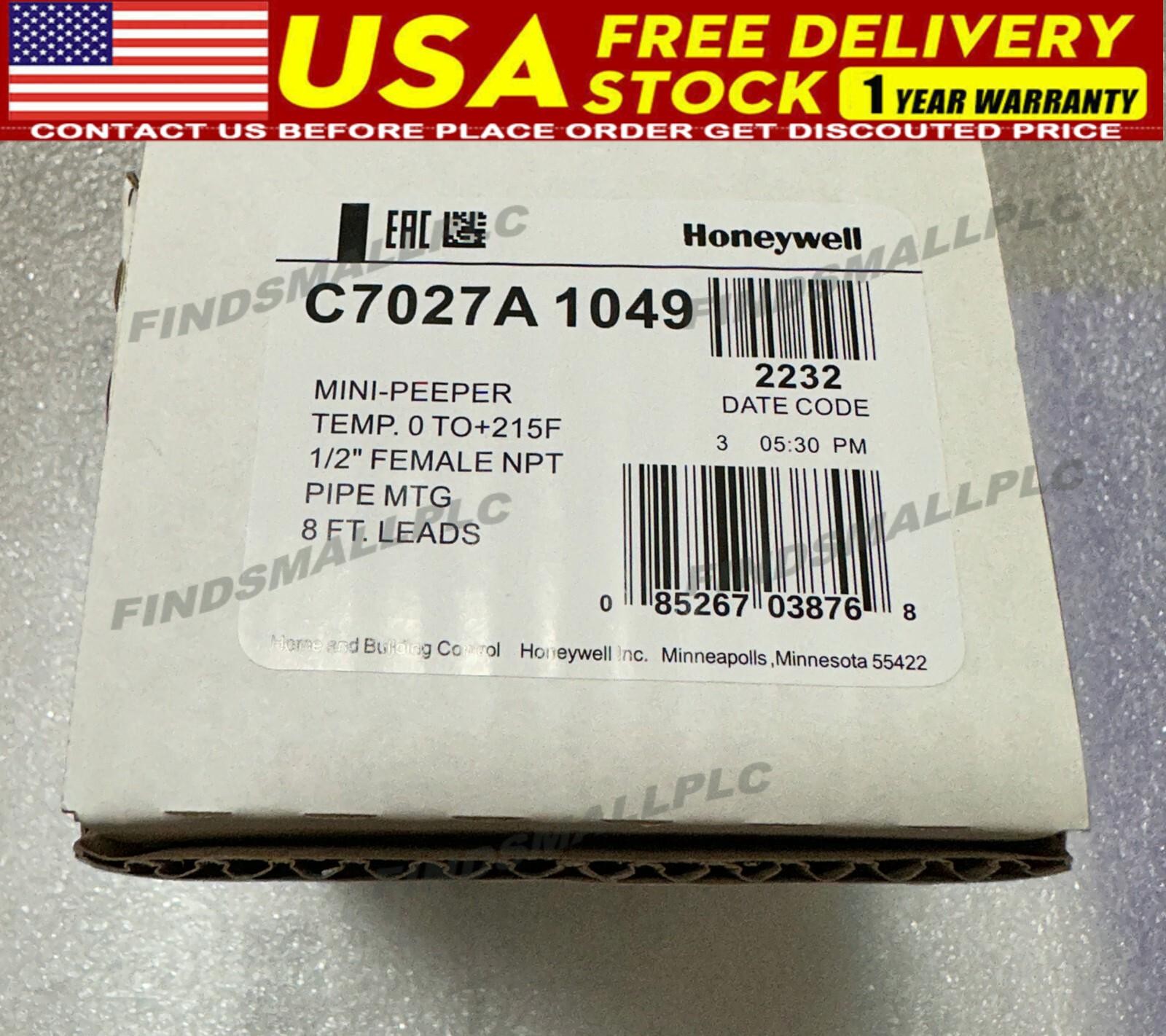 One Honeywell C7027A1049 C7027A-1049 Flame Detector Sensor Fast Ship US Free TAX