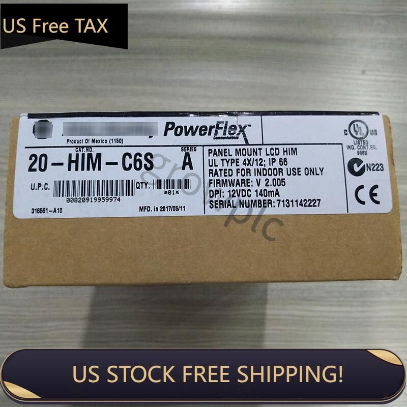 20-HIM-C6S Panel Mount LCD Motor Control 20HIMC6S New Allen-Bradley US Free Tax