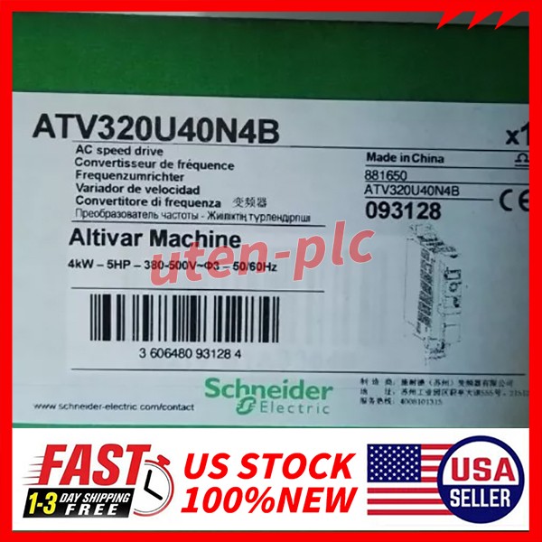 1PC Schneider ATV320U40N4B Inverter New In Box Free Shipping