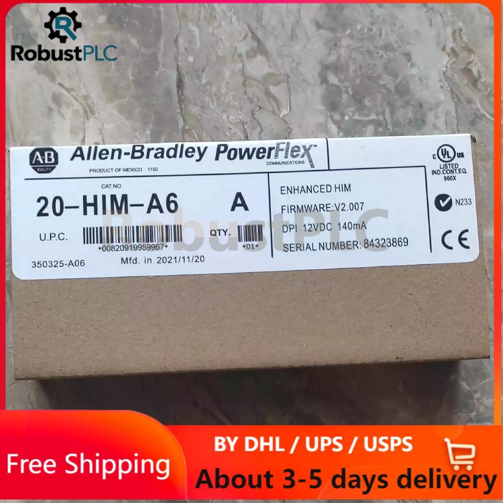 Allen-Bradley 20-HIM-A6 PoweFlex Enhanced HIM FW V2.007 12VFC New Factory Sealed