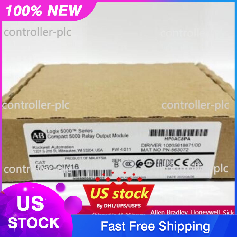 Factory Sealed AB 5069-OW16 Compact 5000 Relay Output Module US Free Tax