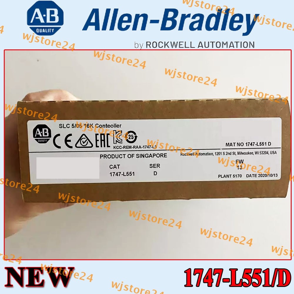Factory Sealed NEW PLC 1747-L551/D SLC 5/05 16K Controller Free Shipping