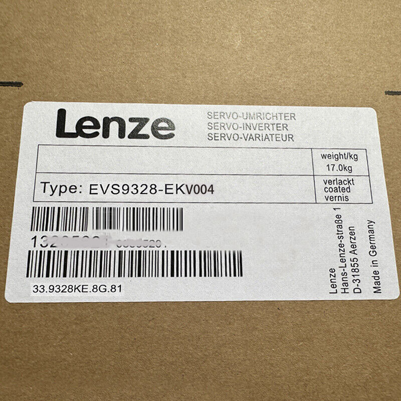 EVS9328EKV004 NEW LENZE EVS9328-EKV004 SERVO DRIVE INVERTER