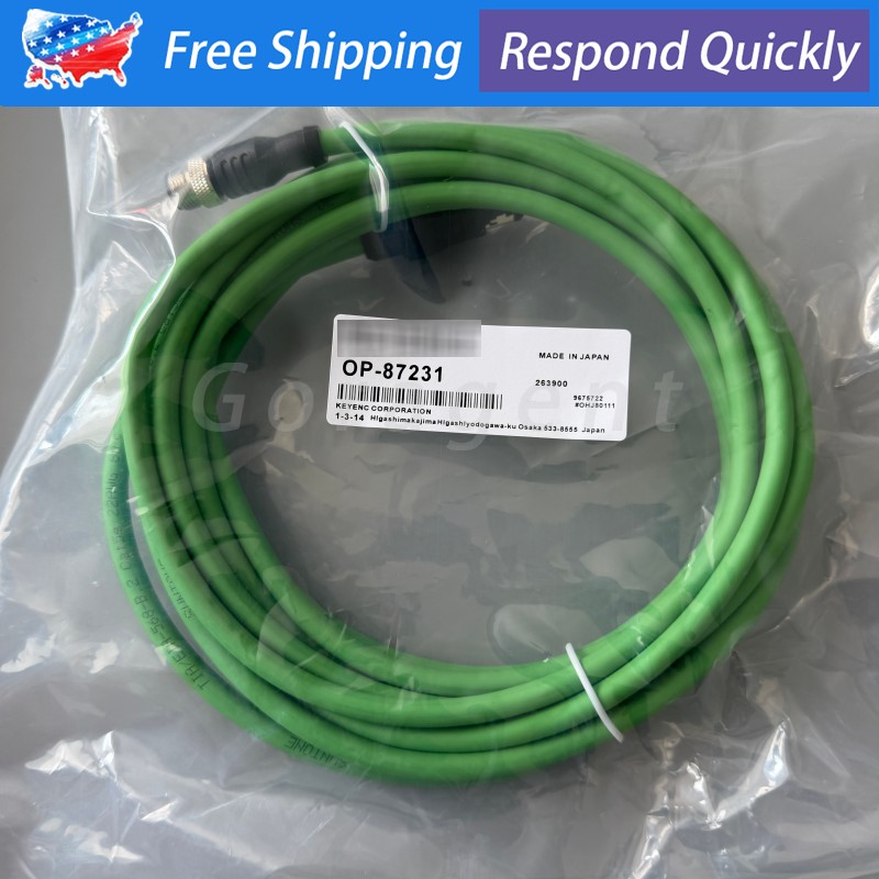 New Ethernet Communication Cordset Cable Line 5M For Keyence OP-87231 OP87231