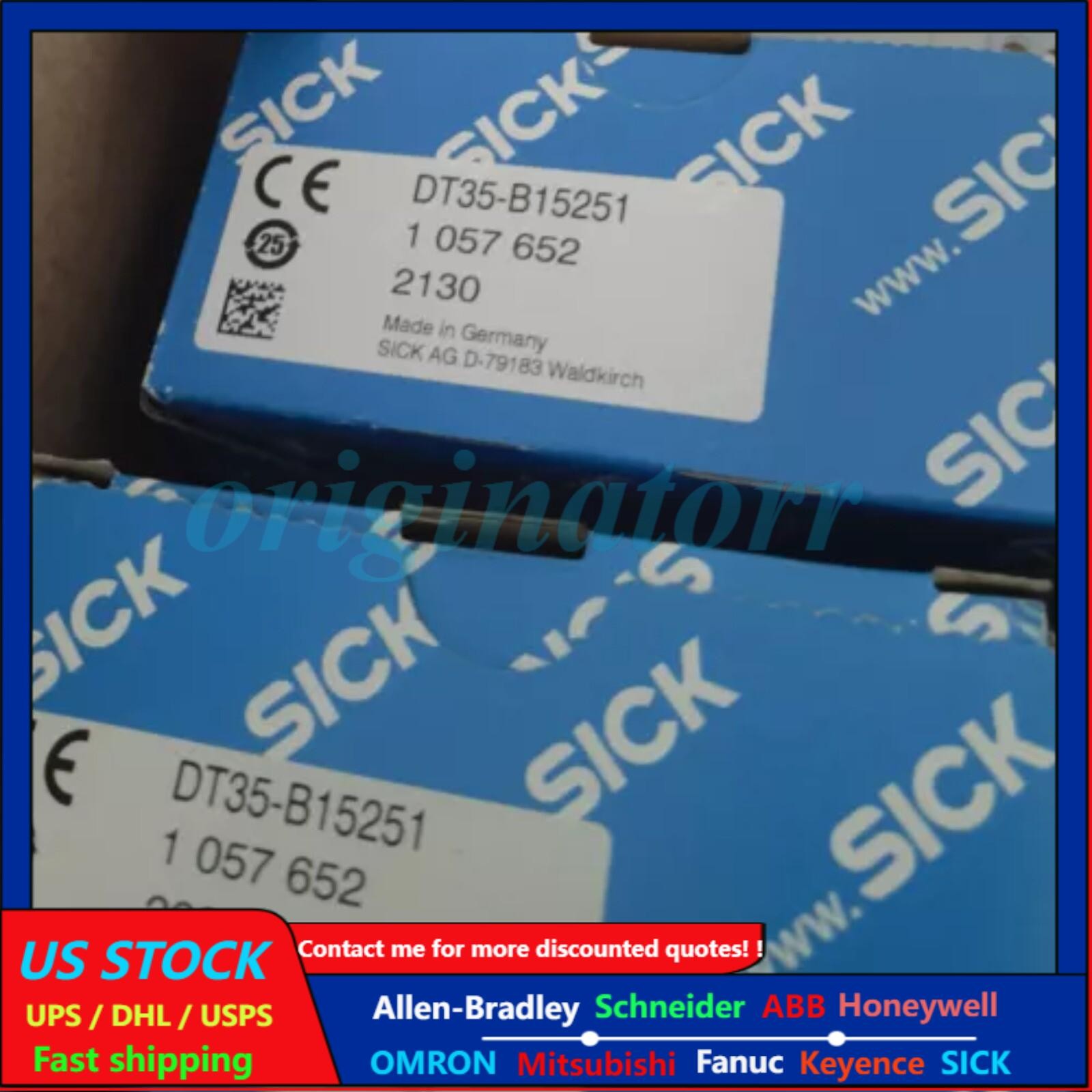 New Sick DT35B15251 1057652 DT35-B15251 Laser distance sensor