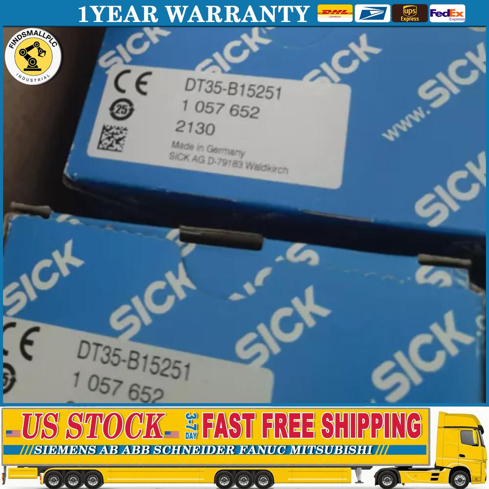 New Sick DT35B15251 1057652 DT35-B15251 Laser distance sensor
