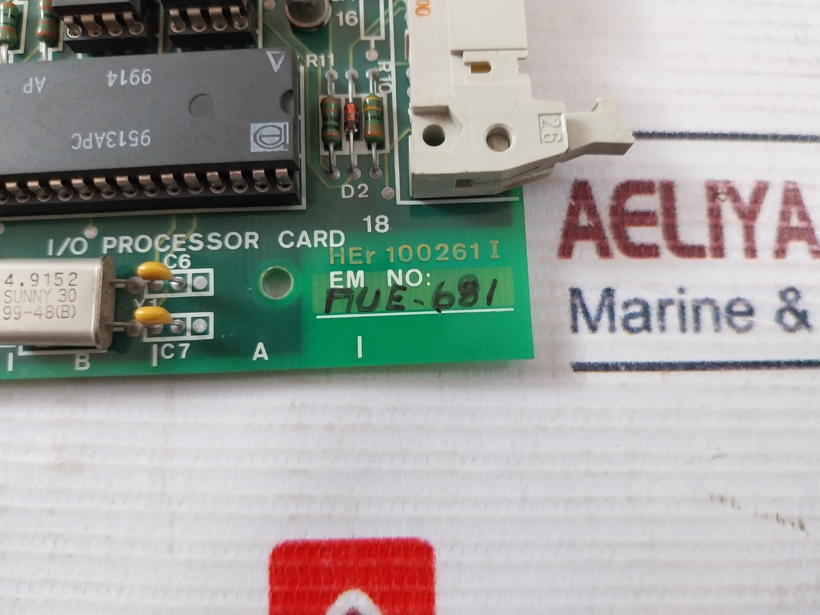 Nor Control HER 100261 I Type 3 I/O Processor Card 94-0