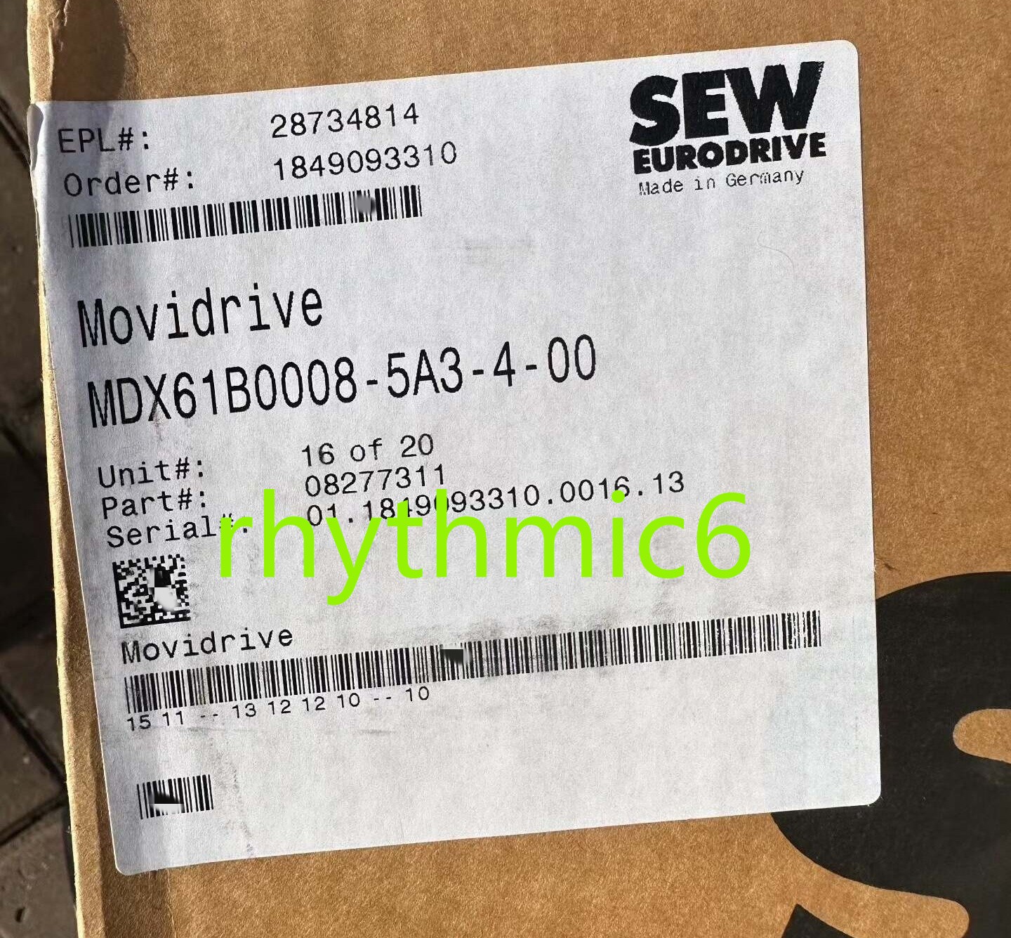 MDX61B0008-5A3-4-00 servo drive