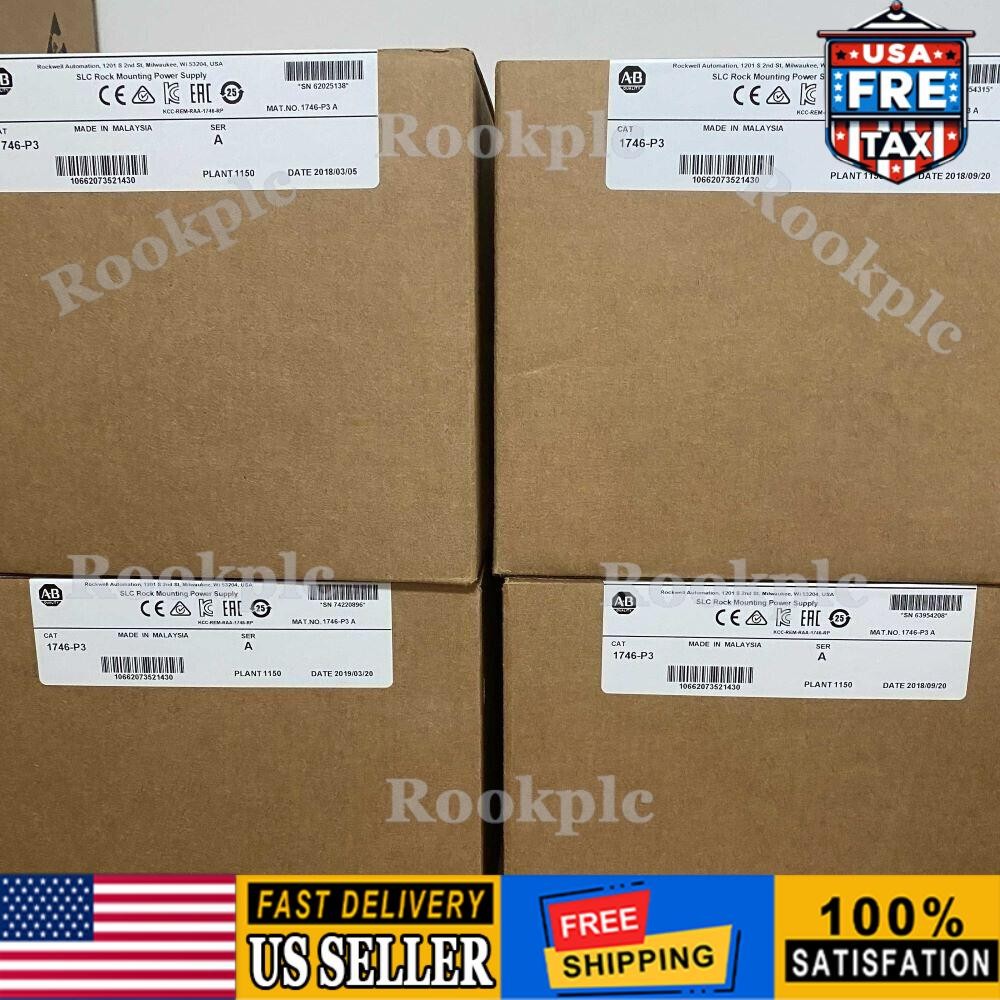 New Factory Sealed AB 1746-P3 /A SLC 500 Power Supply Module 1746P3