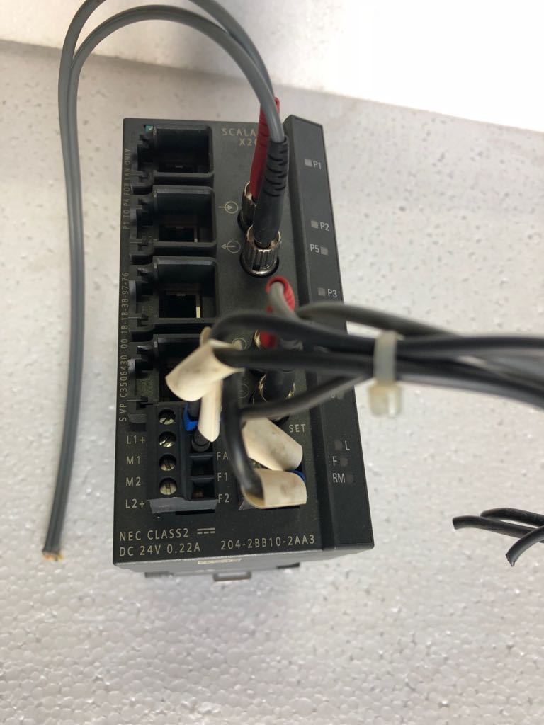 USED Siemens 6GK5204-2BB10-2AA3 SCALANCE X204-2 IE Switch