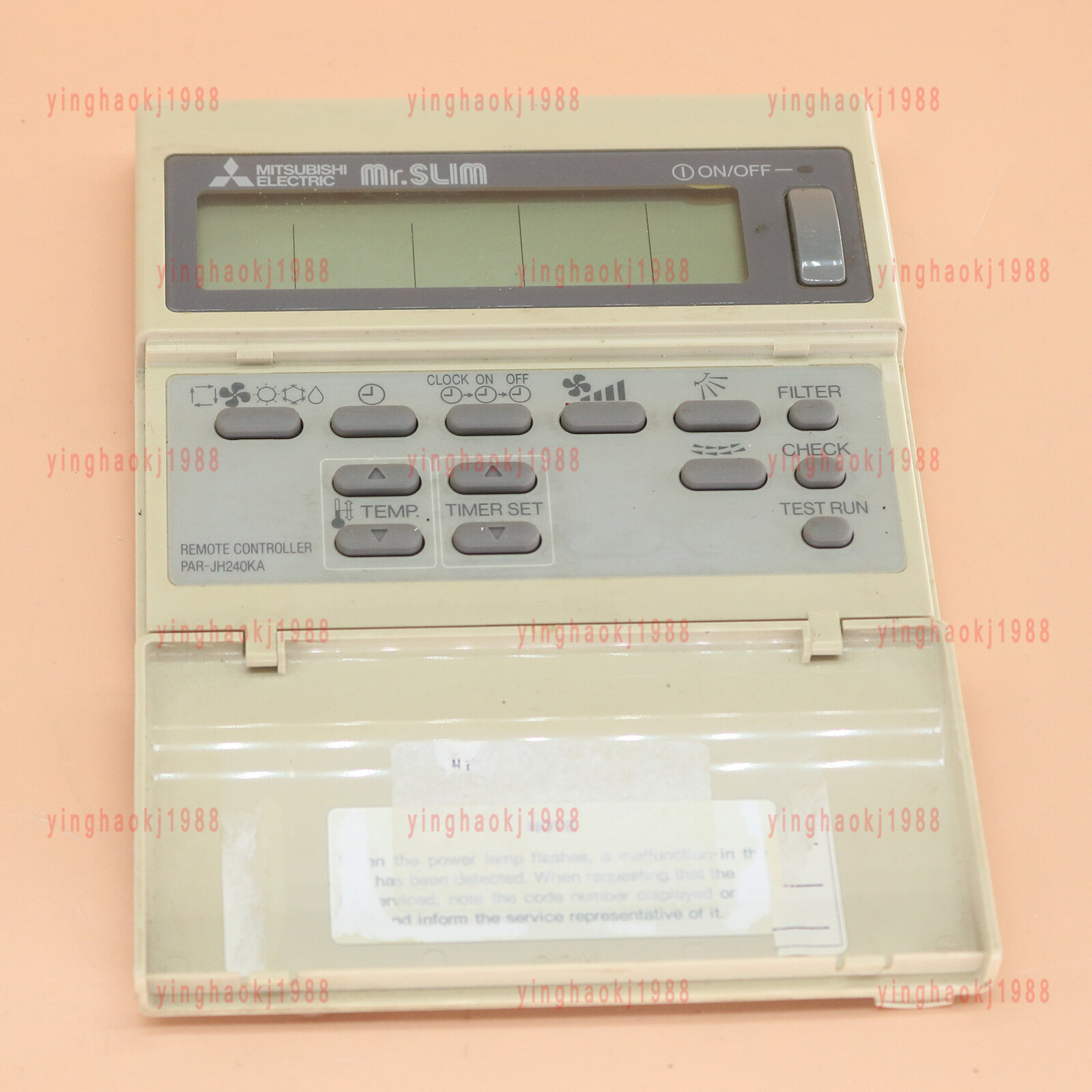 One Used Mitsubishi PAR-JH240KA MD-0152-001 Air ing Remote Controller ship DHL