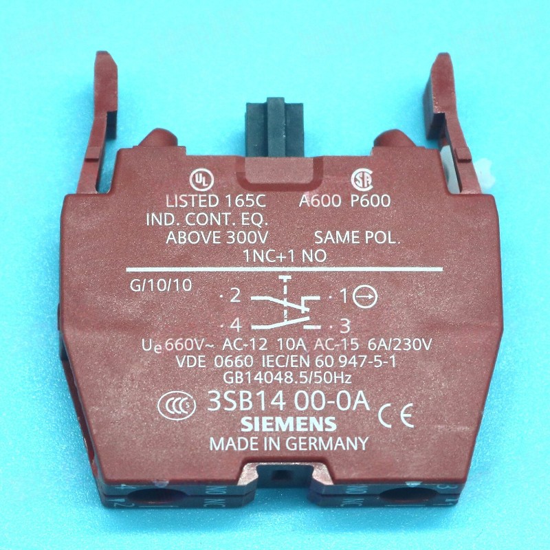 New Siemens 3SB1400-0A Auxiliary Contact Free Shipping