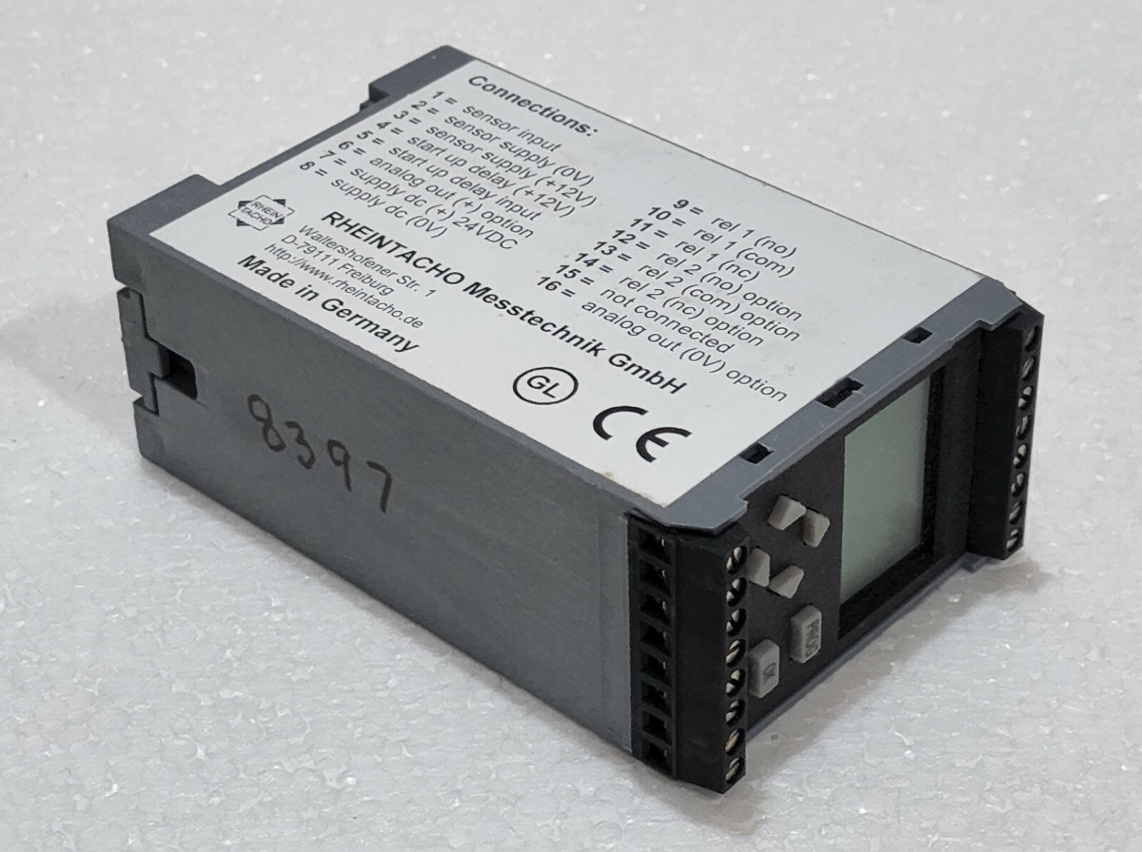 RHEINTACHO 5823.200 CRRA PROGRAMMABLE SPEED MONITOR FA-0204540