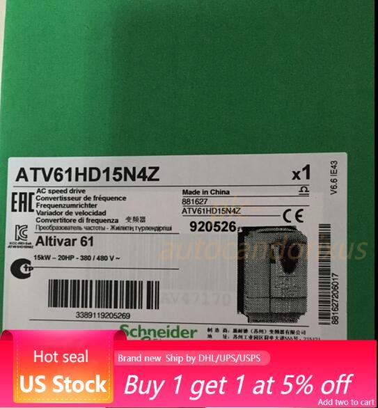 1PC Schneider ATV61HD15N4Z Inverter ATV61HD15N4Z New In Box Fast Shipping