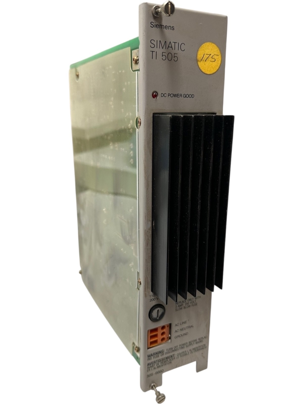 Genuine Siemens Simatic TI505, 505-6660 Power Supply **SALE**