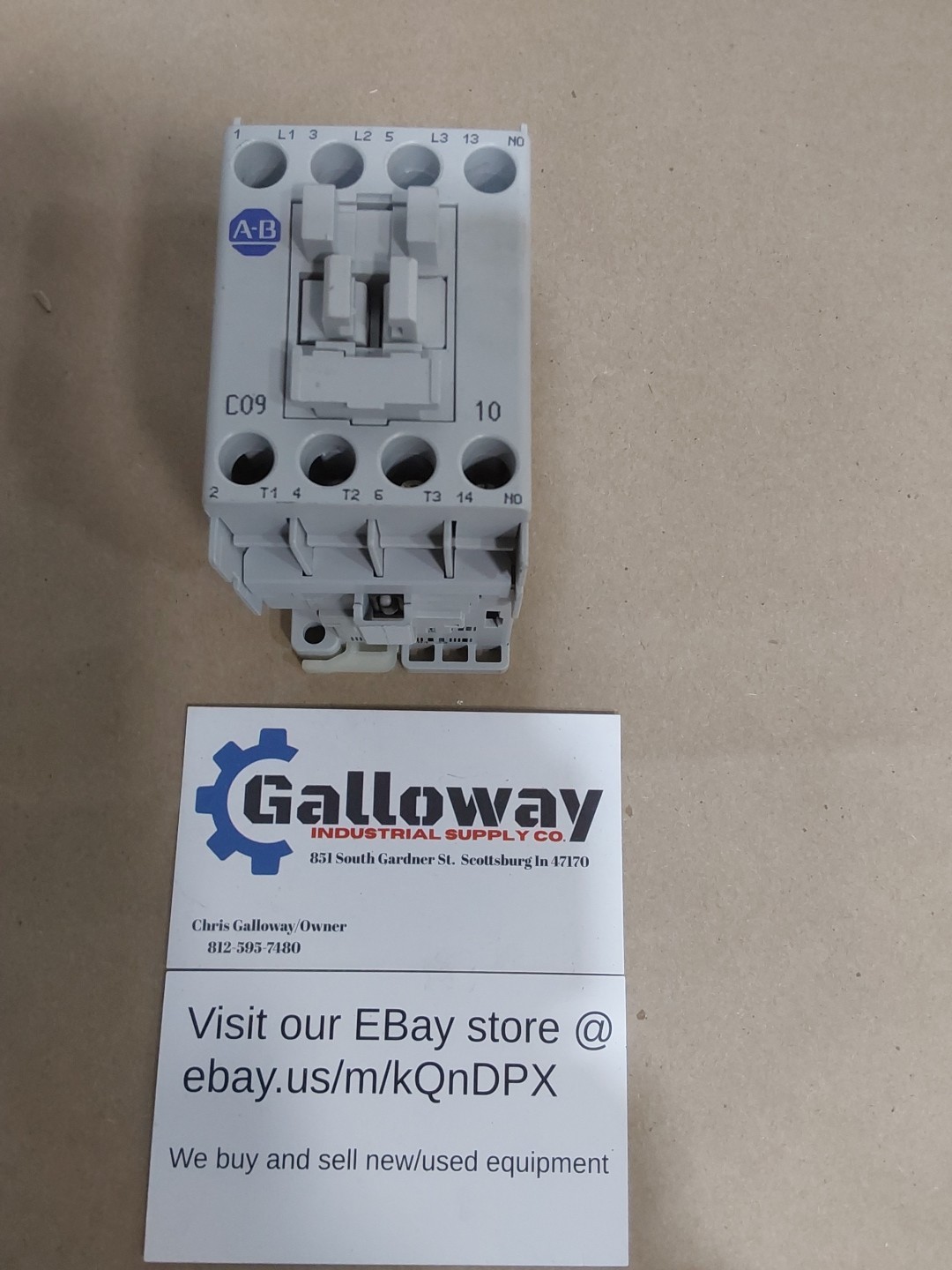 ALLEN-BRADLEY 100-C09*-10 SER A CONTRACTOR COIL VOLTAGE 110v AC