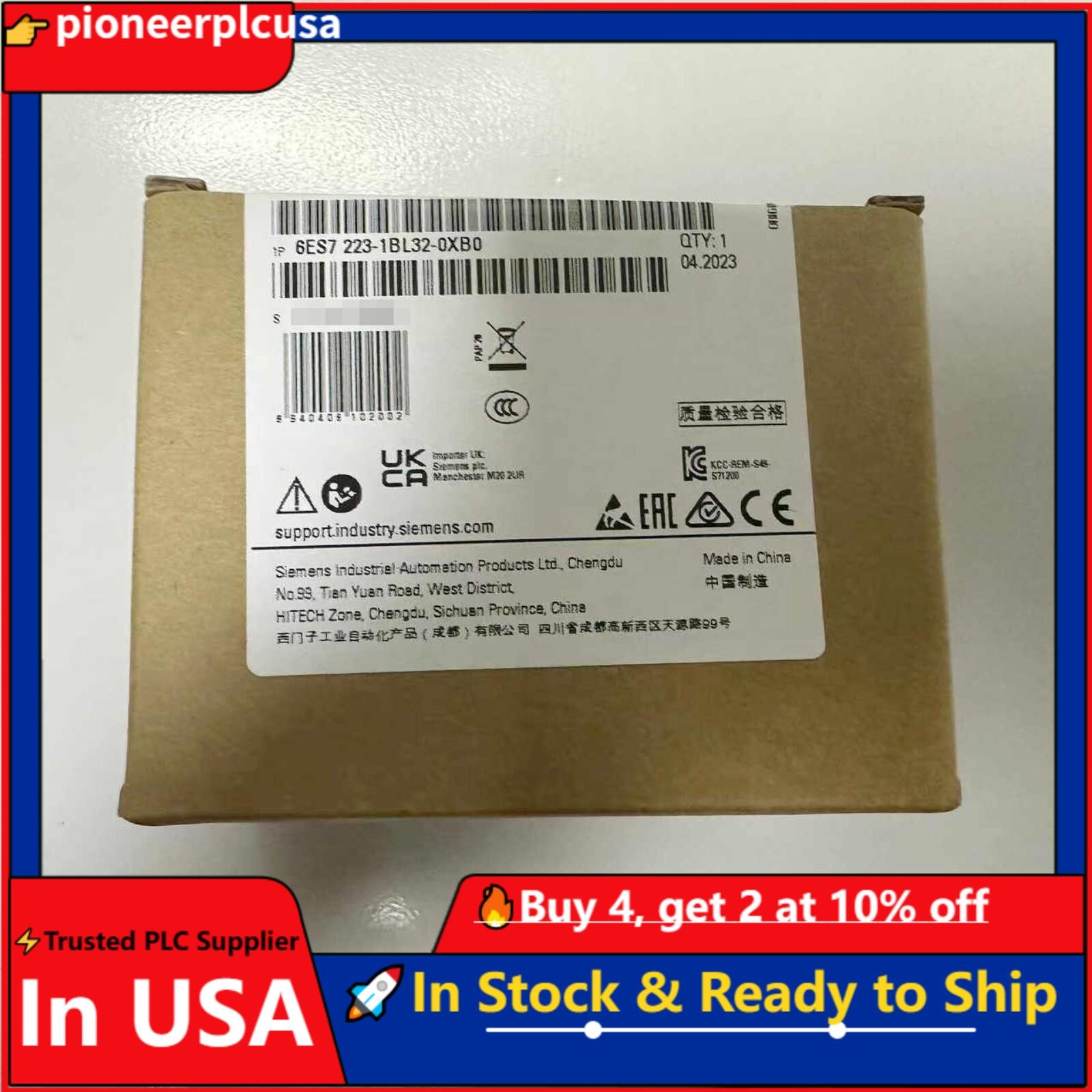 New Siemens 6ES7223-1BL32-0XB0 6ES7 223-1BL32-0XB0 S7-1200 Digital I/O SM 1223