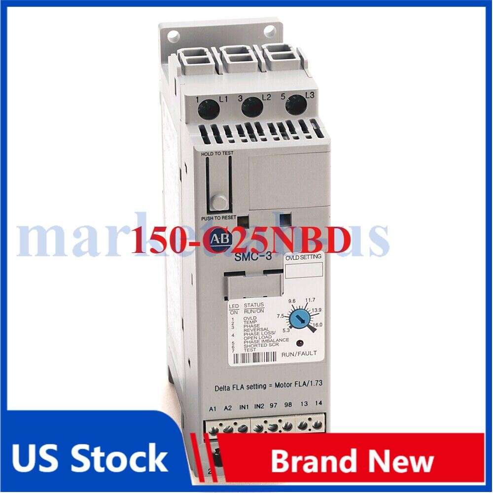 New ALLEN BRADLEY 150-C25NBD Smart Motor Controller 150C25NBD