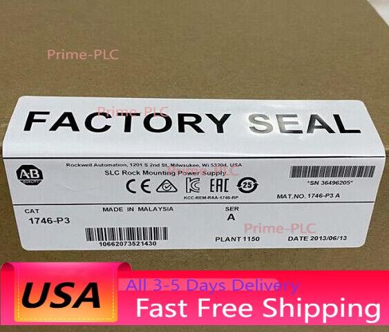1 PCS New Sealed AB 1746-P3 1746P3 SLC 500 Power Supply Module In Box In Stock