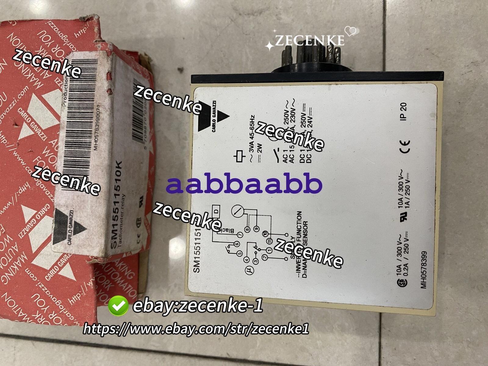 1PCS NEW Carlo Gavazzi SM15511510K speed monitoring relay. #GW