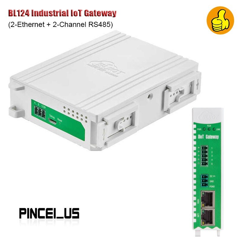BL124 Industrial IoT Gateway Modbus RTU/TCP to Ethernet/IP Protocol Converter pe