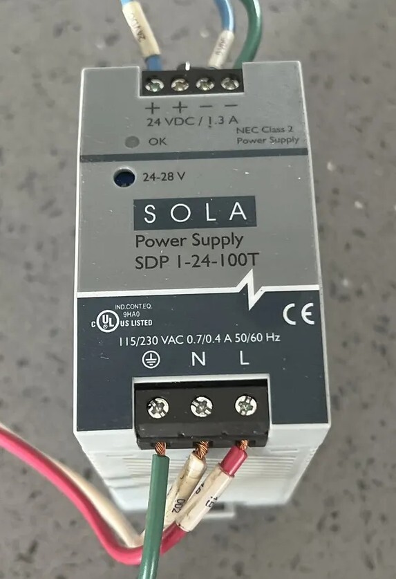 Used EMERSON SDP 1-24-100T 24v 1.3a POWER SUPPLY with warranty Free Shipping