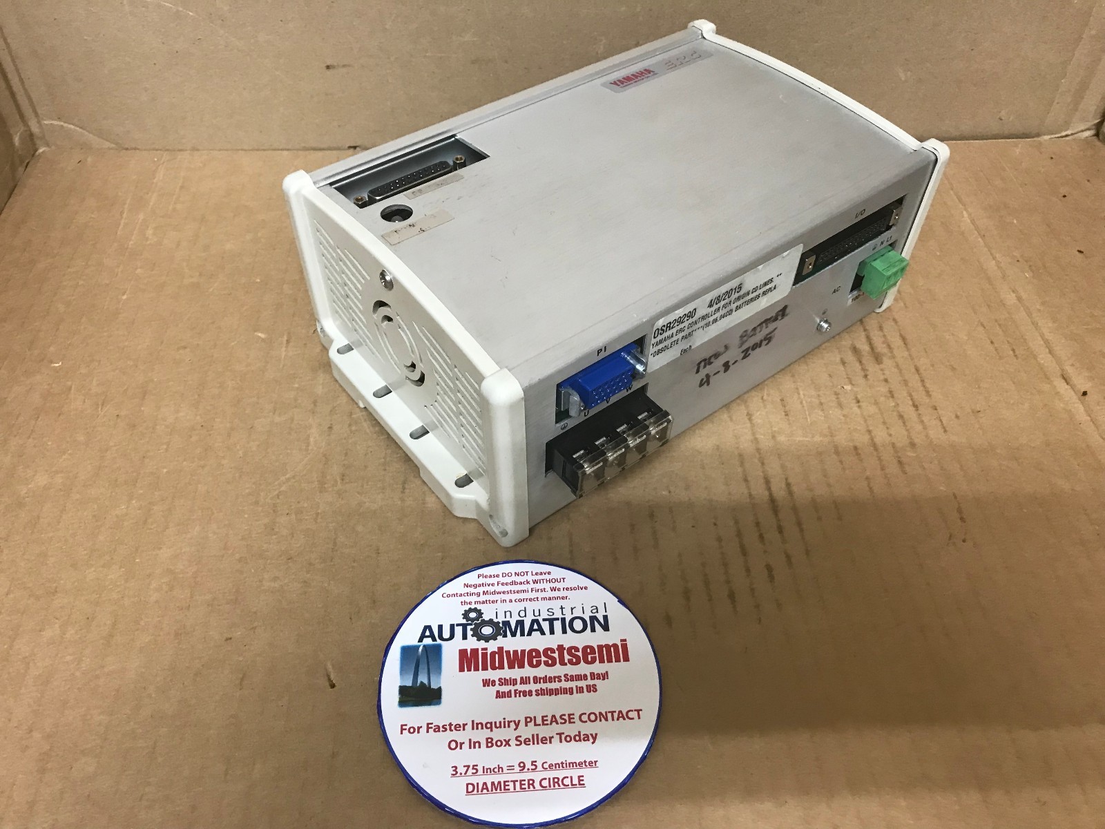 KR2-8Y0266 YAMAHA ERC 0SR29290 SINGLE AXIS ROBOT CONTROLLER OSR29290 SHIPSAMEDAY