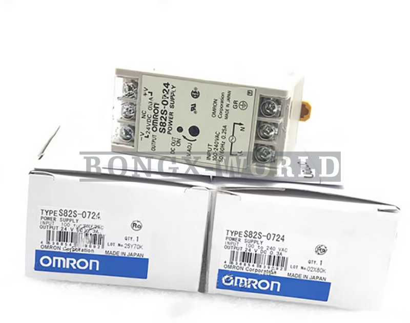 1PCS OMRON S82S-0724 POWER SUPPLY 100/240VAC 7.5WATTS 24VDC PLC BRAND NEW