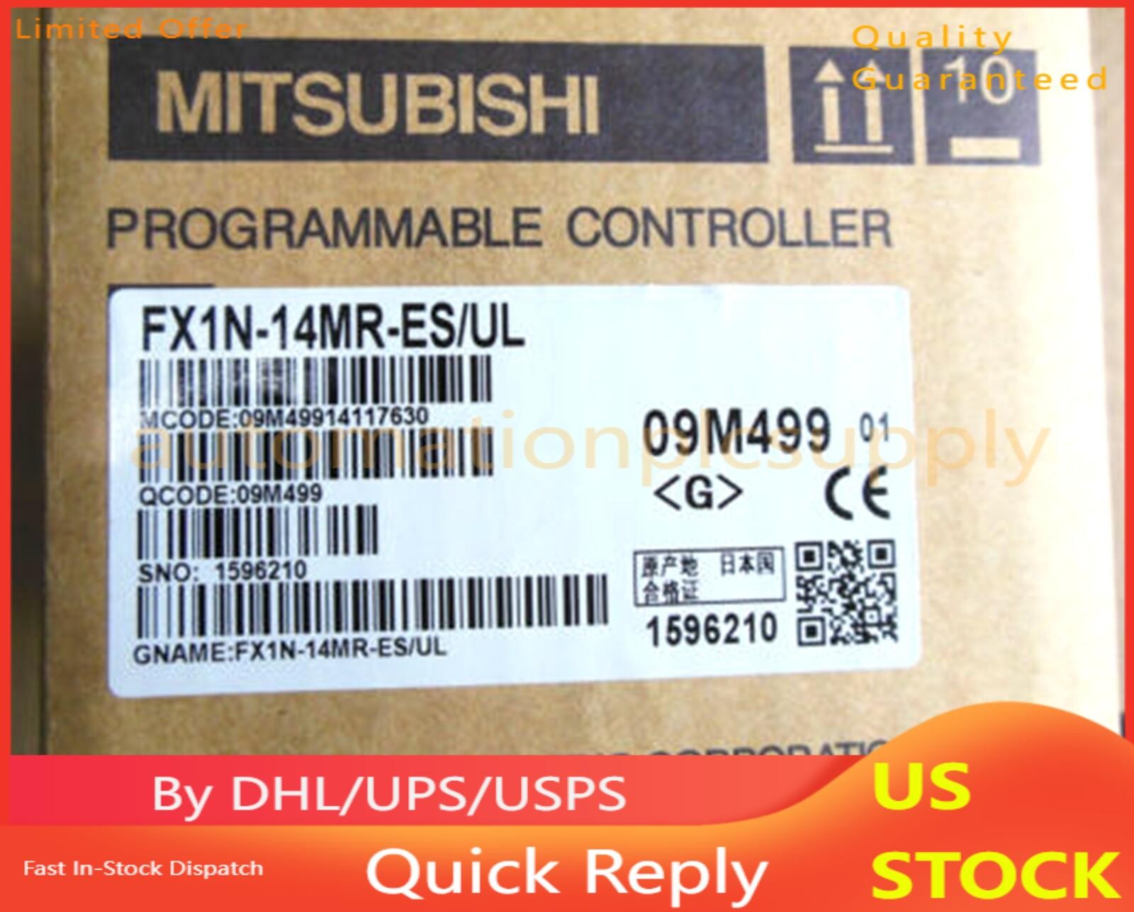 New MITSUBISHI FX1N-14MR-ES/UL Programmable Controller