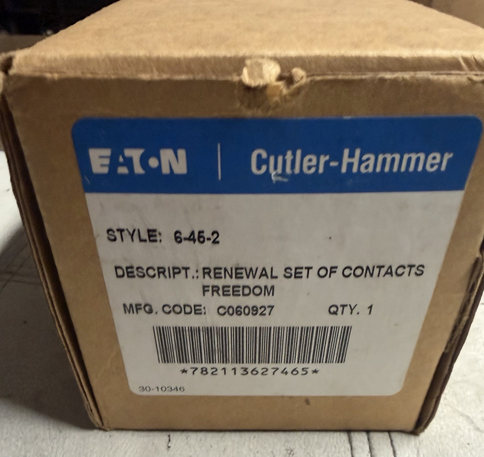 EATON/CUTLER HAMMER Genuine 3 Pole Contact Kit 6-45-2 Size 5 NEW