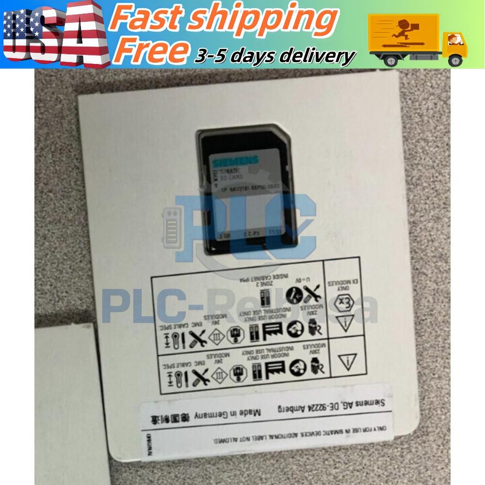 New Siemens 6AV2 181-8XP00-0AX0 6AV2181-8XP00-0AX0 SIMATIC SD memory card 2 GB
