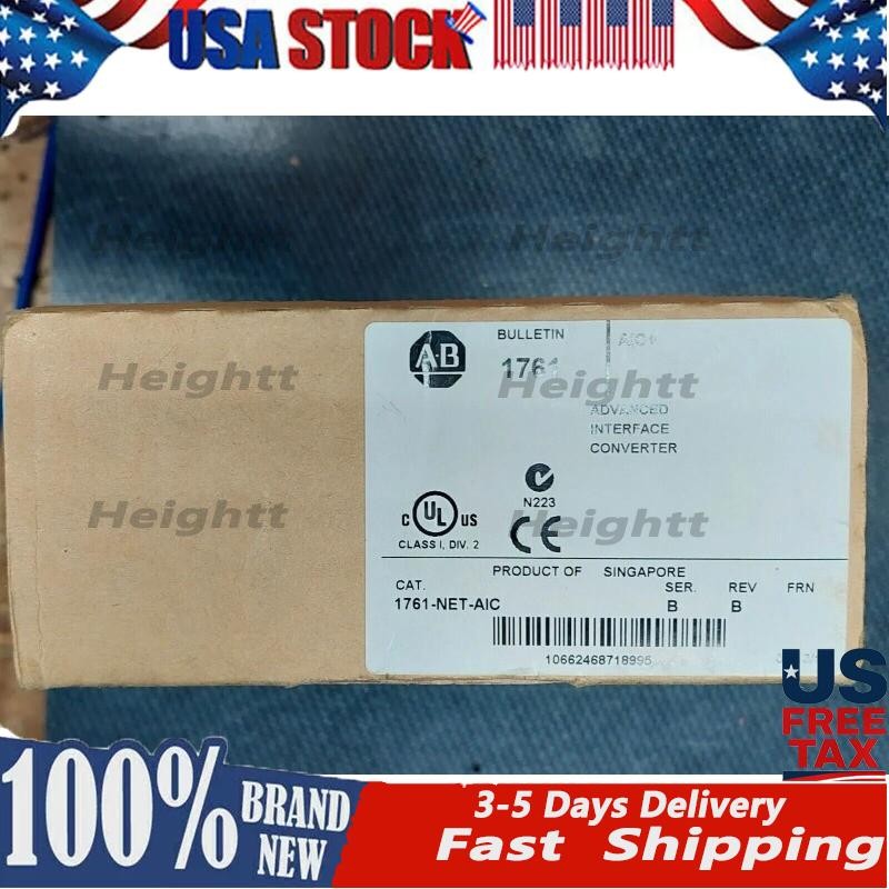 NEW Factory Sealed AB 1761-NET-AIC MicroLogix Interface Module US Free Tax