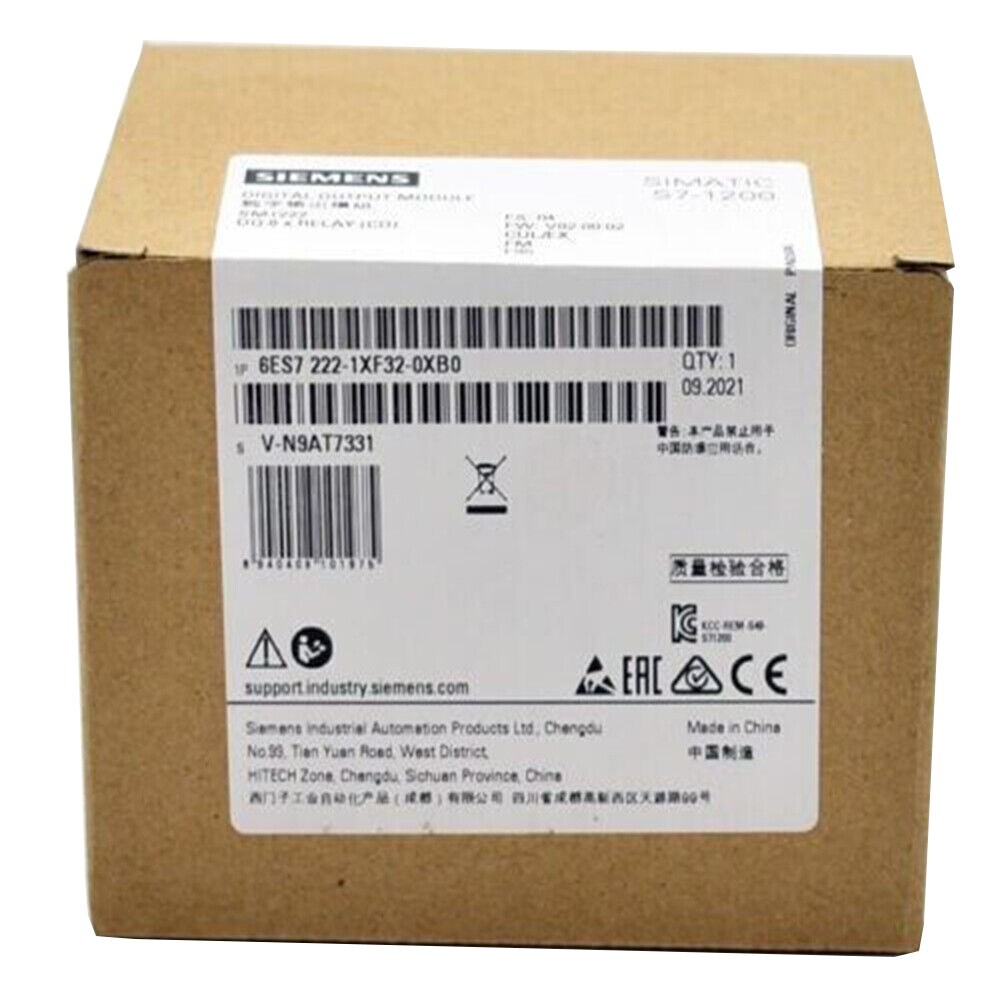 6ES7222-1XF32-0XB0 Neu Versiegelt SIEMENS Relais Module 6ES7 222-1XF32-0XB0