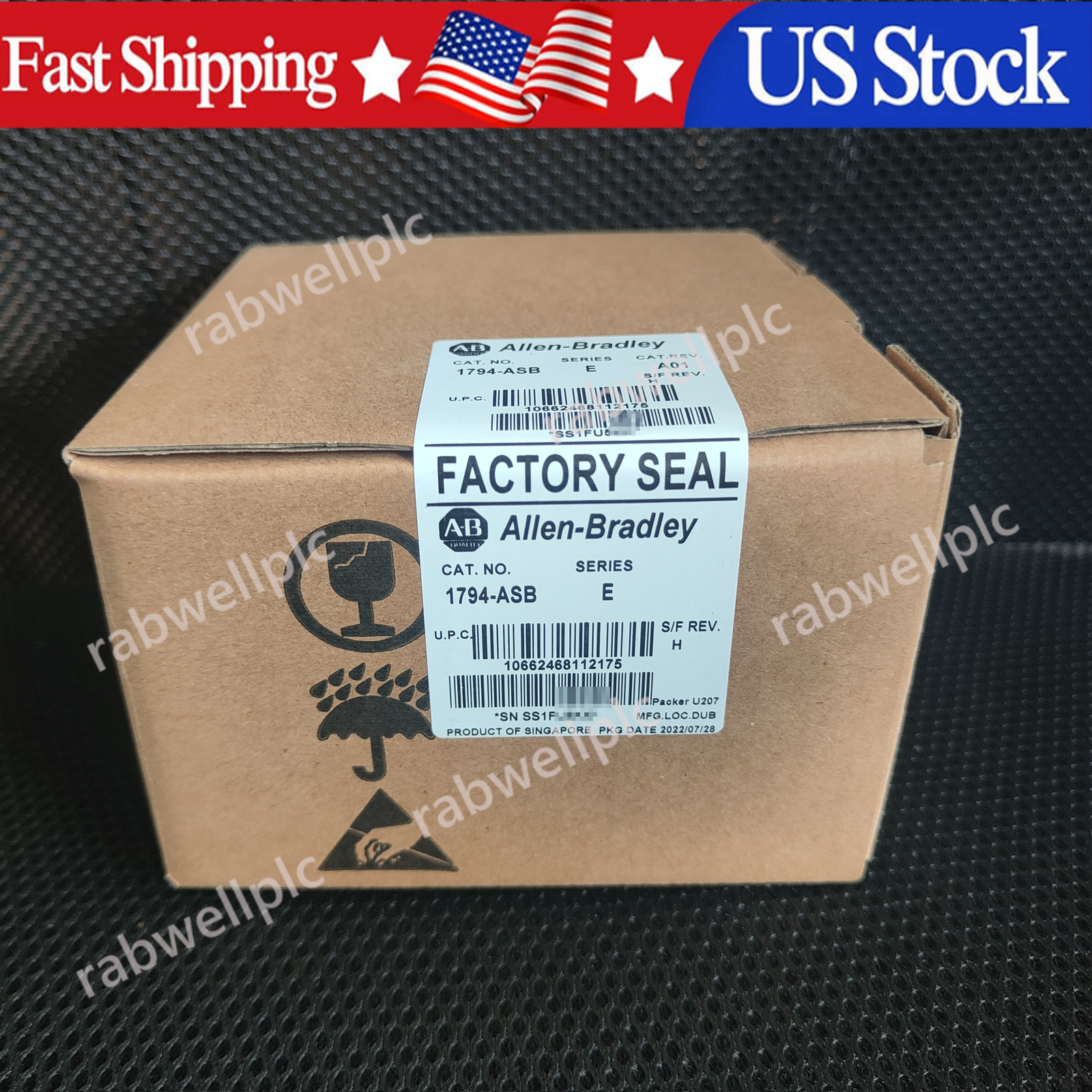 NEW Sealed Allen-Bradley 1794-ASB SER E FLEX Remote I/O RIO Adapter 8 I/O