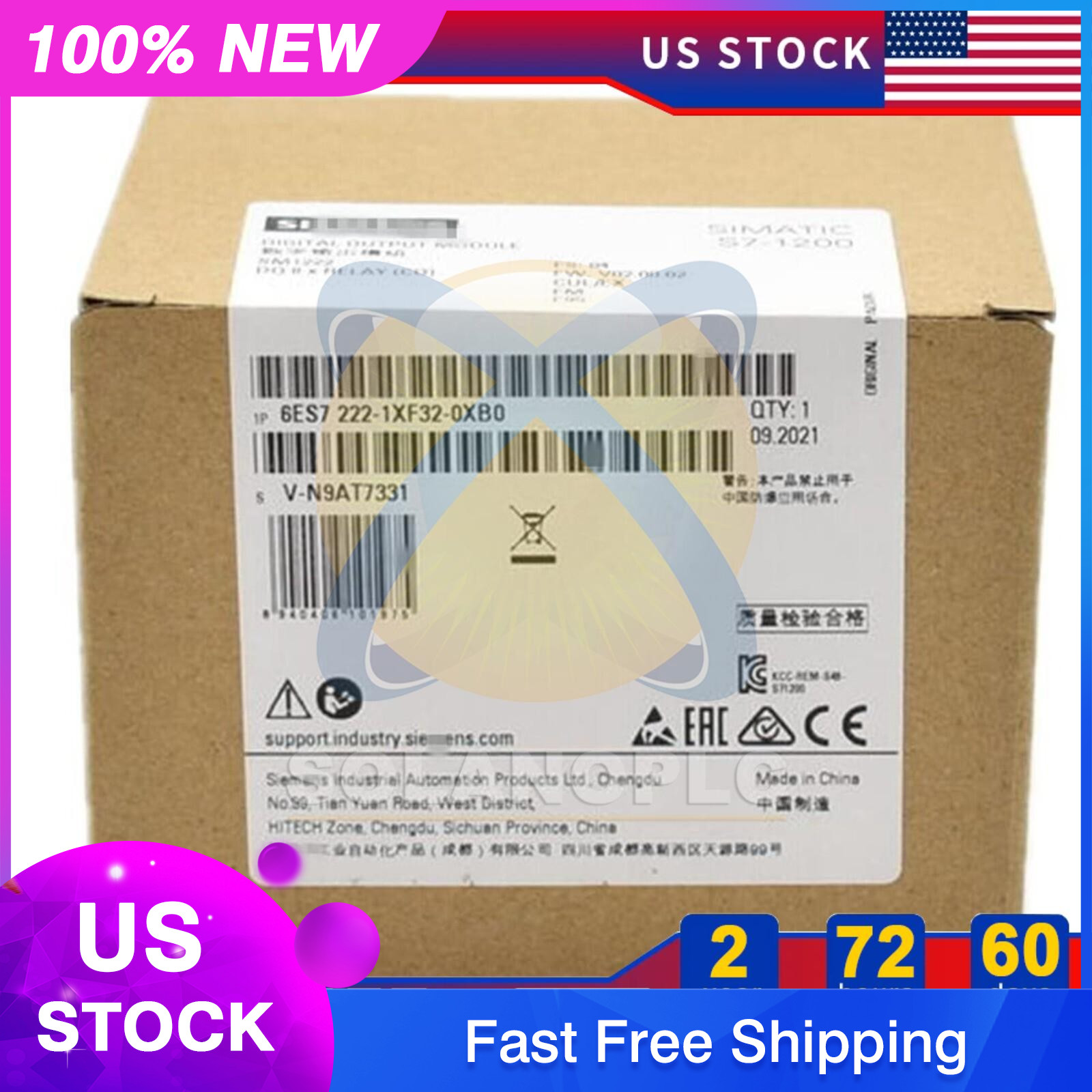 New Siemens 6ES7222-1XF32-0XB0 6ES7 222-1XF32-0XB0 S7-1200 Digital output SM1222