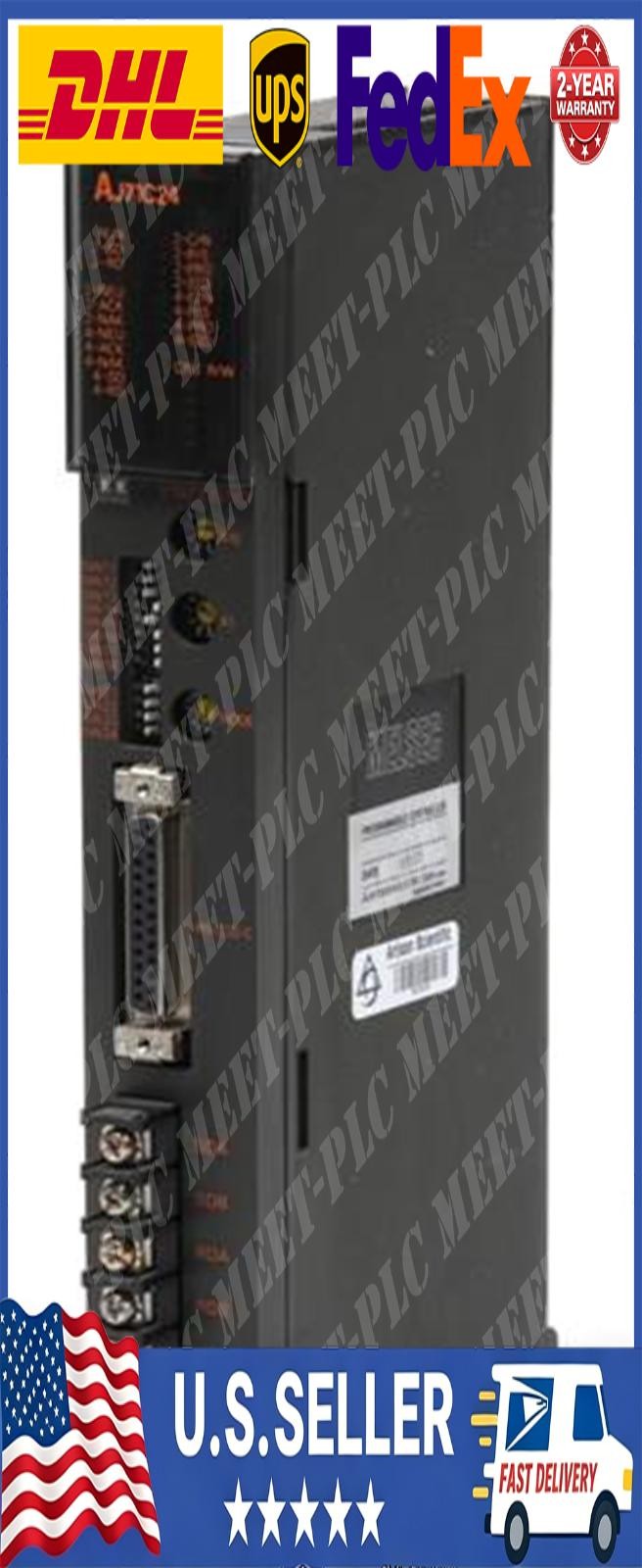 1PC New Mitsubishi AJ71C24 PLC Module Expedited Shipping