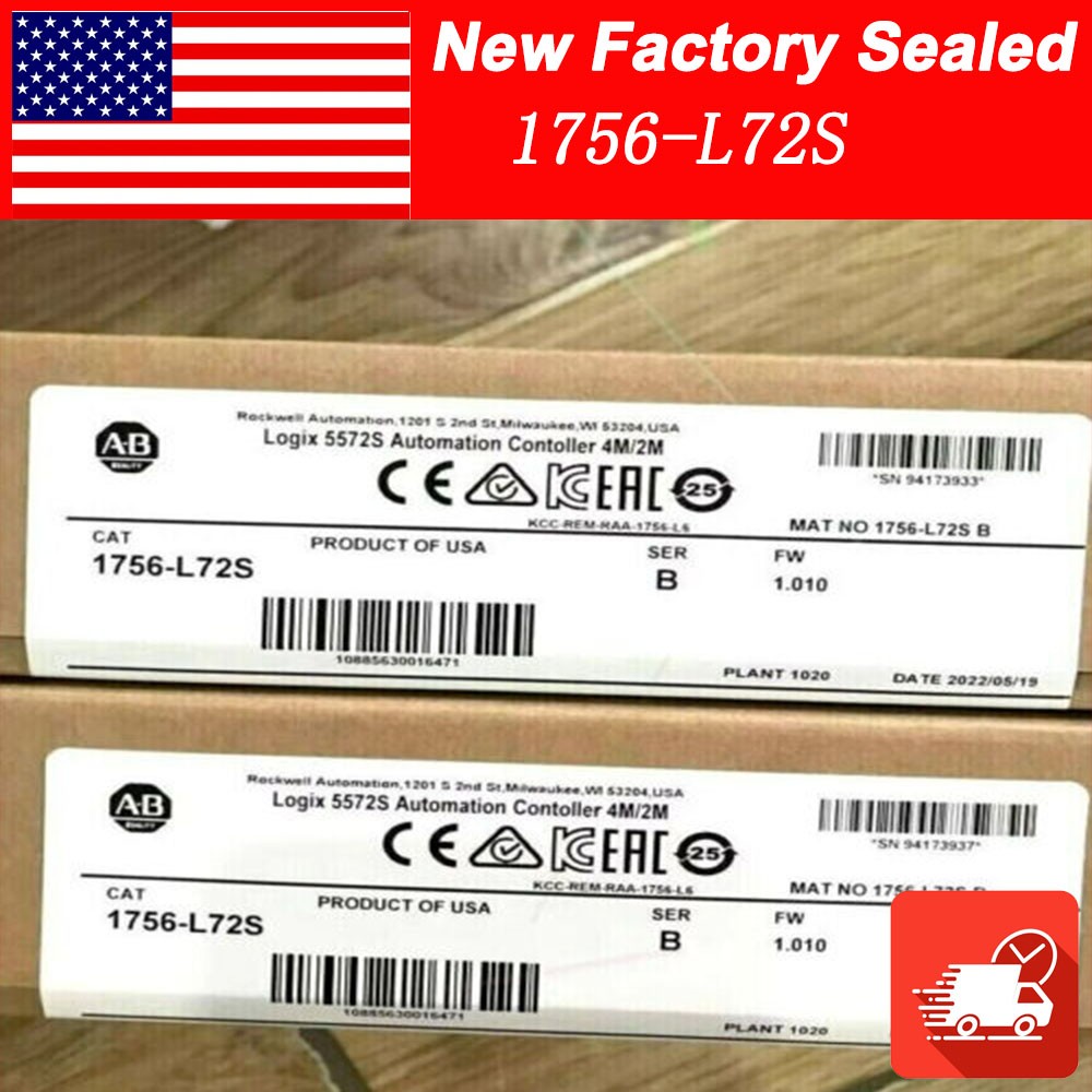 Sealed AB 1756-L72S SER B GuardLogix 5572S Controller