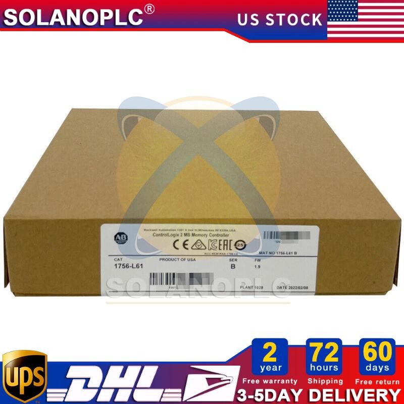 New Factory Sealed AB 1756-L61 /B ControlLogix Logix5561 Processor 2MB