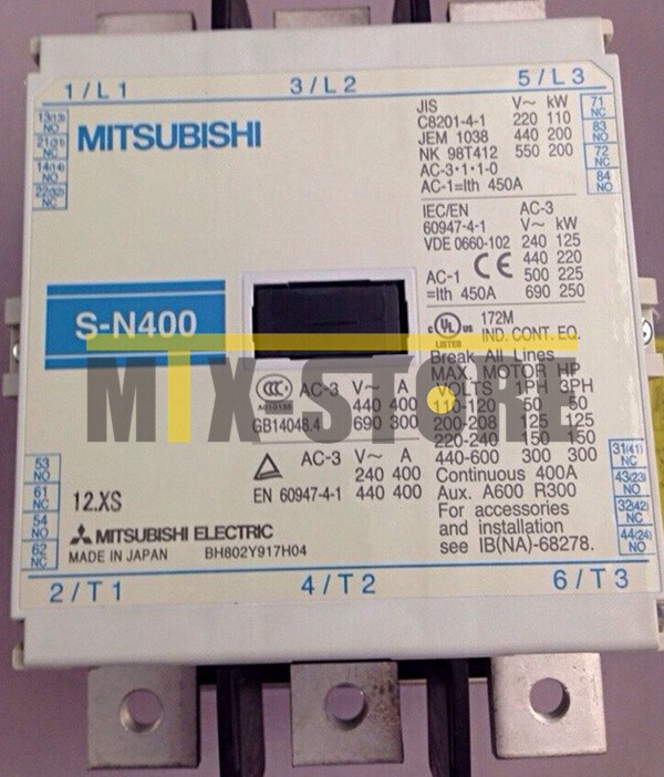 1pcs New Mitsubishi S-N400 220VAC Contactor