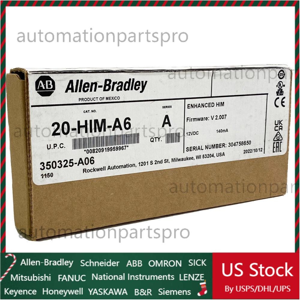 Allen Bradley 20-HIM-A6 PowerFlex HIM FW V 2.007 USA US Free Tax