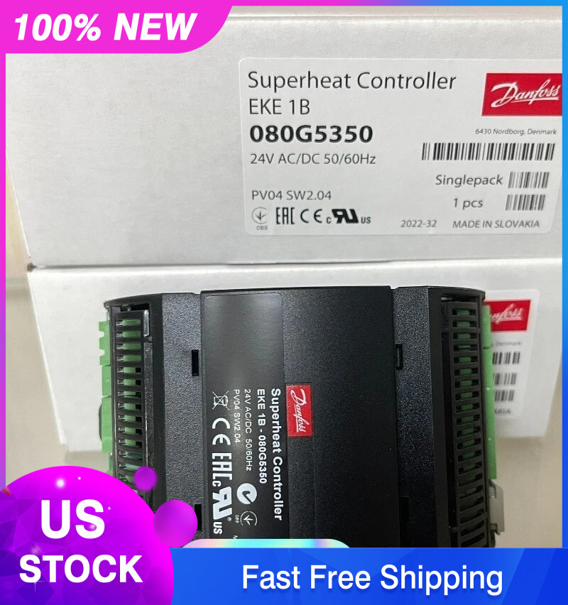 BRAND NEW Danfoss Superheat Controller EKE1B 080G5350 24V AC/DC 50/60Hz