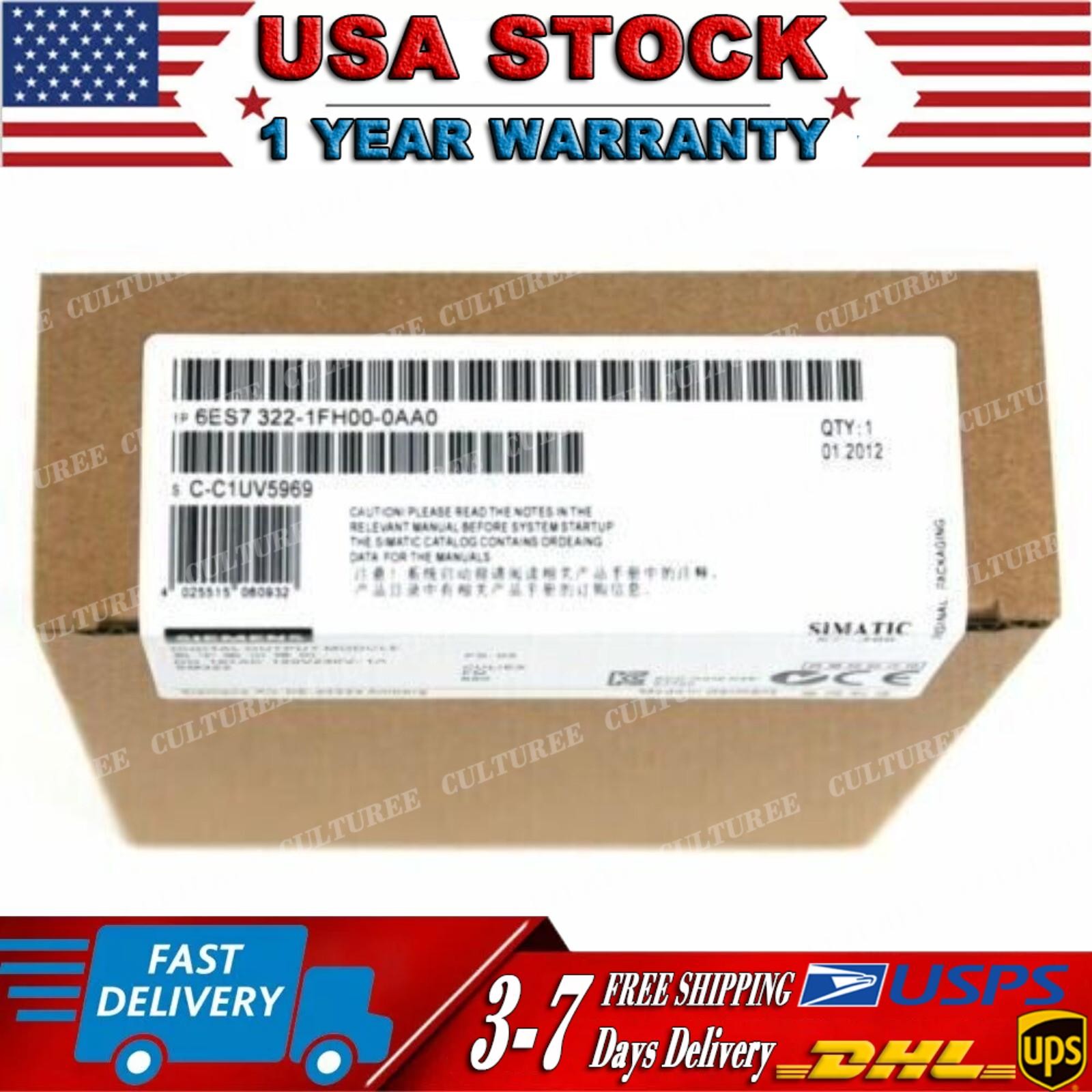 New Siemens 6ES7322-1FH00-0AA0 6ES73221FH000AA0 S7-300, Digital output SM 322