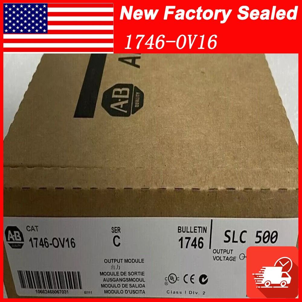 NEW Unopened 1746-OV16 SER C SLC 500 Output Module AB 1746OV16