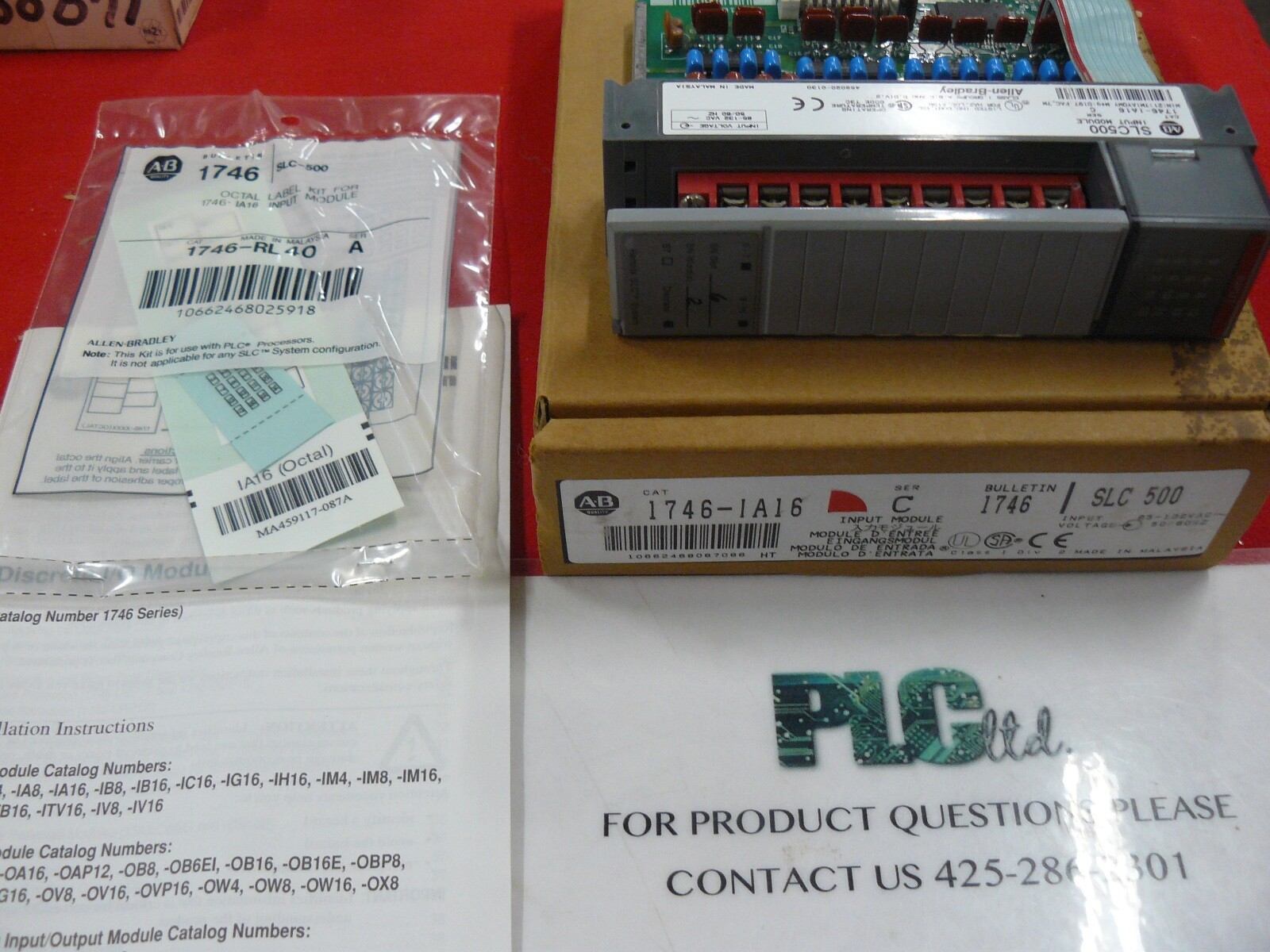 Allen Bradley Used 1746-IA16 SLC 500 Ser C Input Module 1746IA16