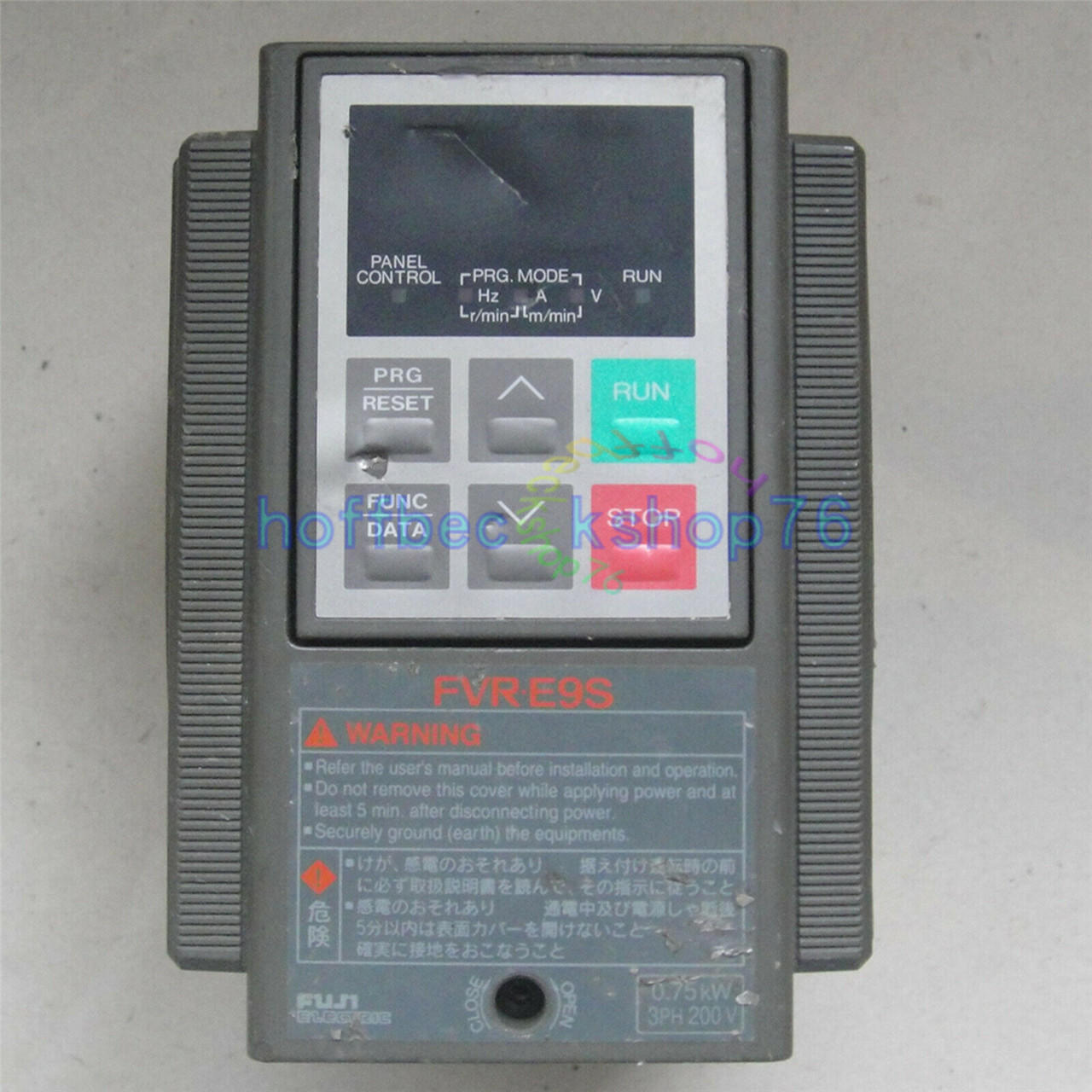 USED One Fujitsu converter FVR0.75E9S-2 220V0.75KW