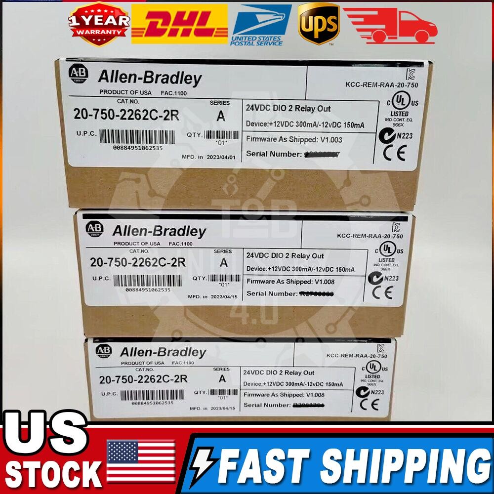 New Factory Sealed AB 20-750-2262C-2R /A 750 24V DC IO Option Module US Free Tax