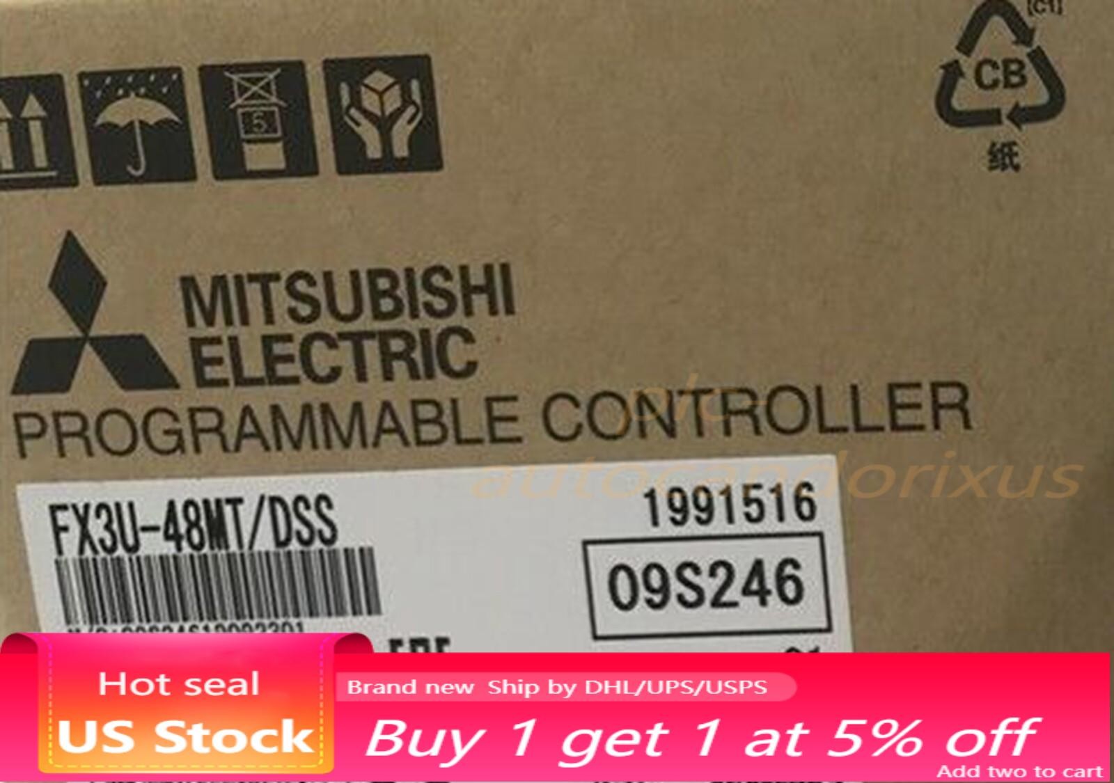 NEW Mitsubishi PLC FX3U-48MT/DSS FX3U-48MT-DSS