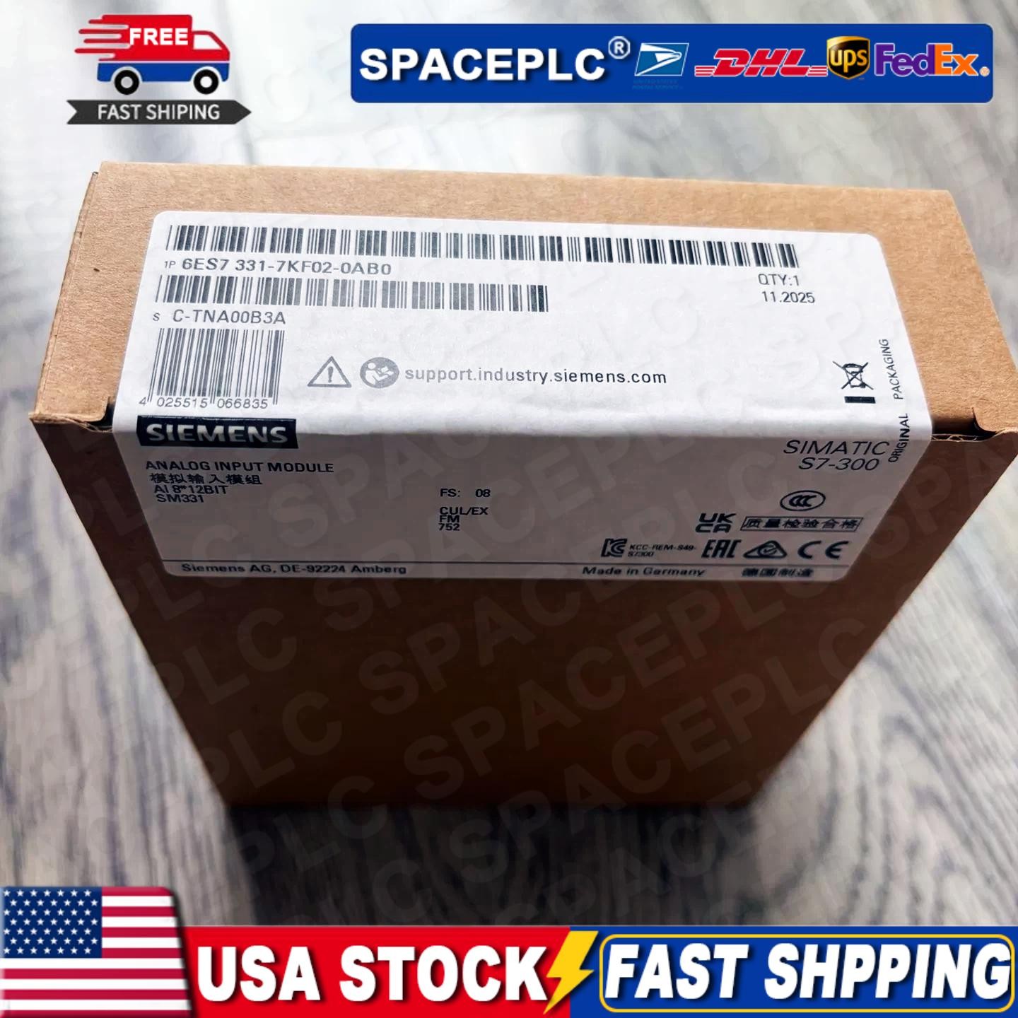 6ES7331-7KF02-0AB0 1PCS Brand New SIEMENS 6ES7 331-7KF02-0AB0 Fast delivery