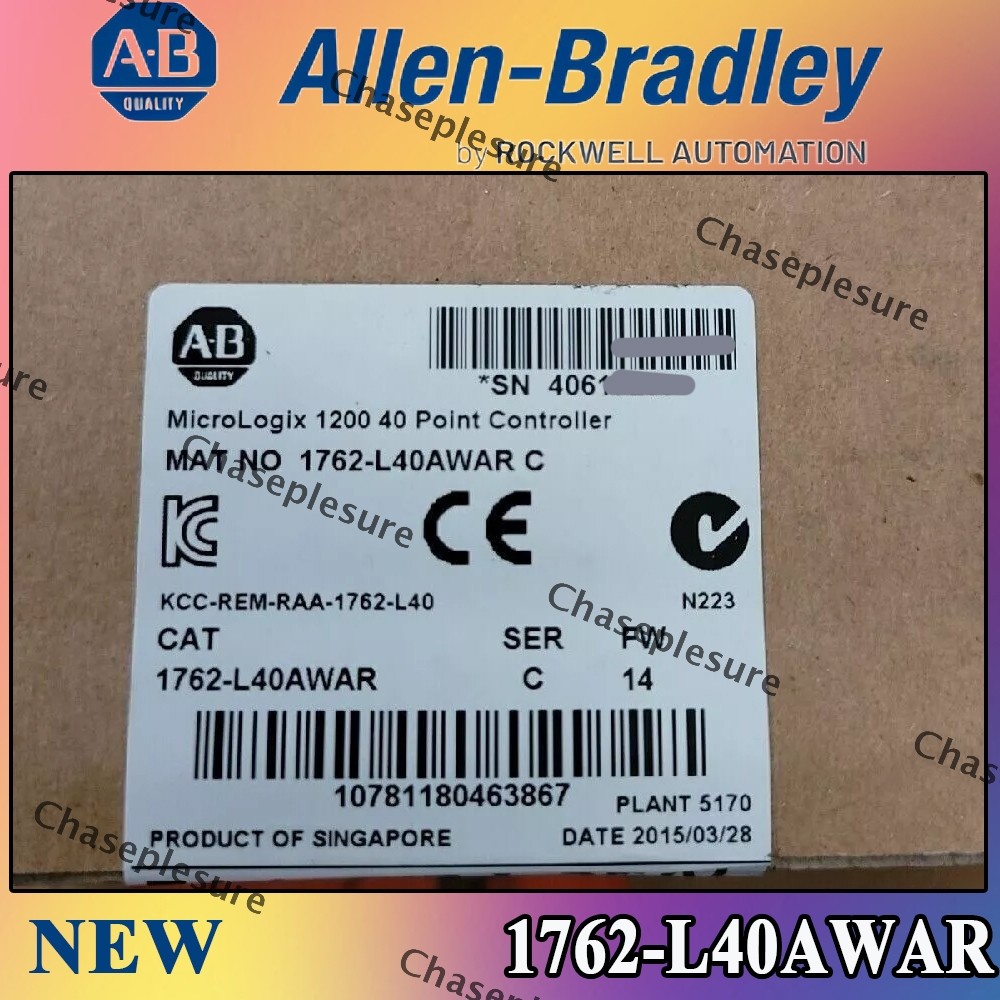 Sealed NEW PLC 1762-L40AWAR Ser C MicroLogix 1200 Controller Free Shipping