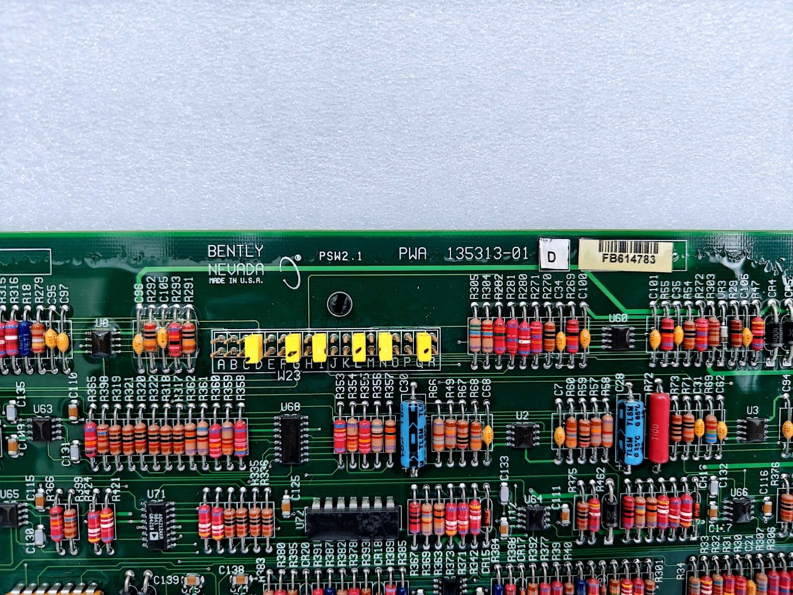 BENTLY NEVADA 135313-01 DUAL THRUST MONITOR MODULE PCB FOR 3300-20